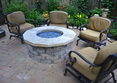 Fire Pit, Outdoor Room, Paver Patio